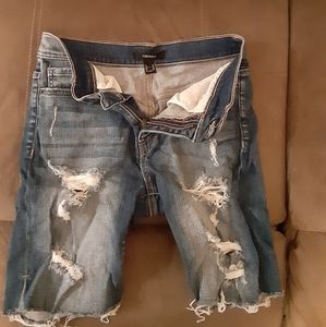 Forever 21 denim shorts